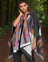 Jimmy Hourihan Shawl With Colour Blocking