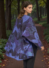 Jimmy Hourihan Shawl With 'Picasso' Inspired Motif Purple