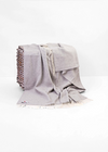 John Hanly Cashmere Merino Throw | Pale Grey