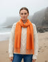 John Hanly Merino Scarf | Tangerine