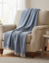 John Hanly Oversized Cashmere Throw Denim