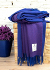 McNutt Supersoft Lambswool Throw | Juniper Reversible
