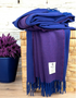 McNutt Supersoft Lambswool Throw | Juniper Reversible