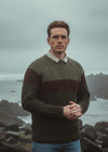 Aran Crafts Three Color Donegal Sweater