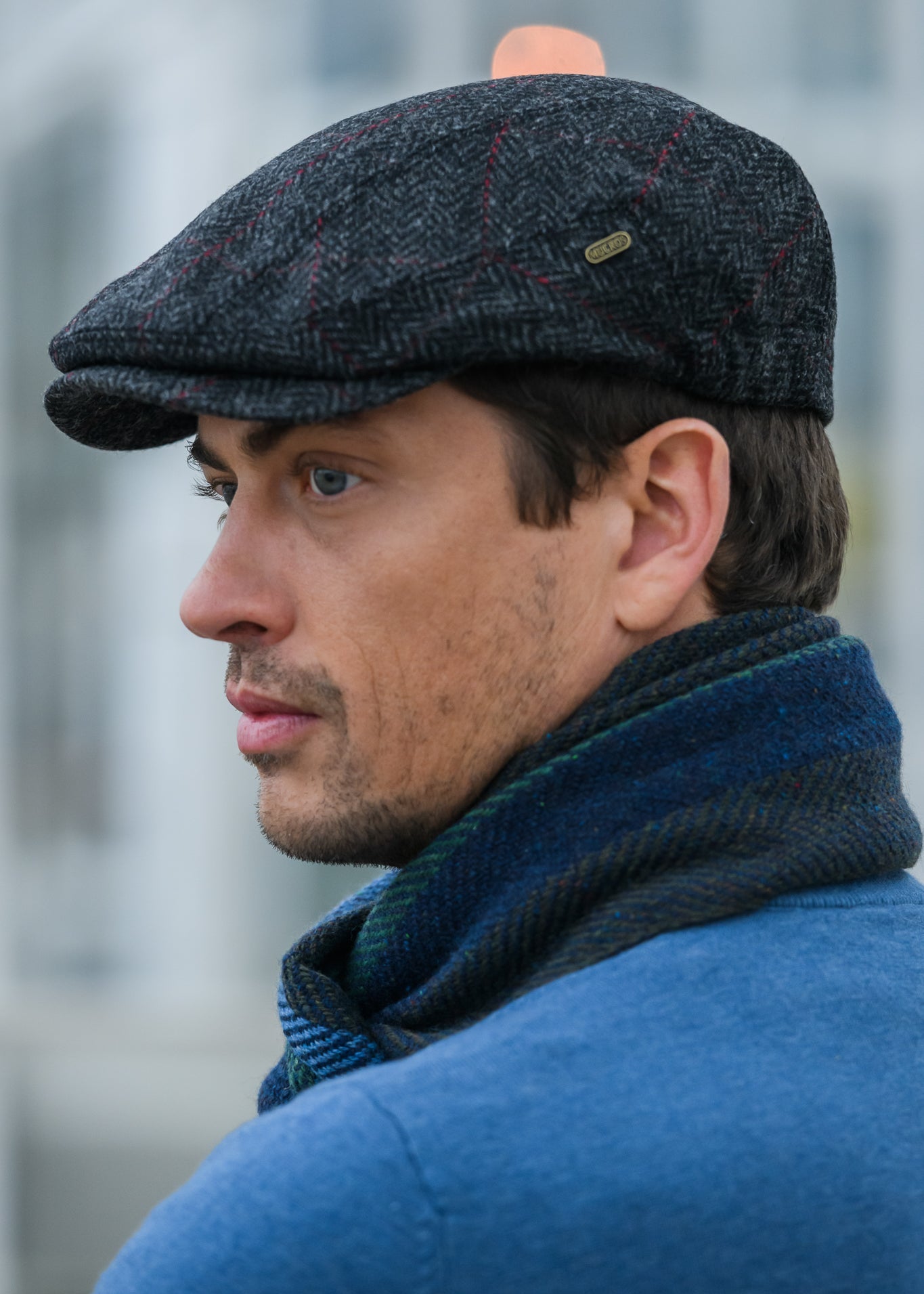 Mucros Kerry Cap | Charcoal Irish Wool Flat Cap