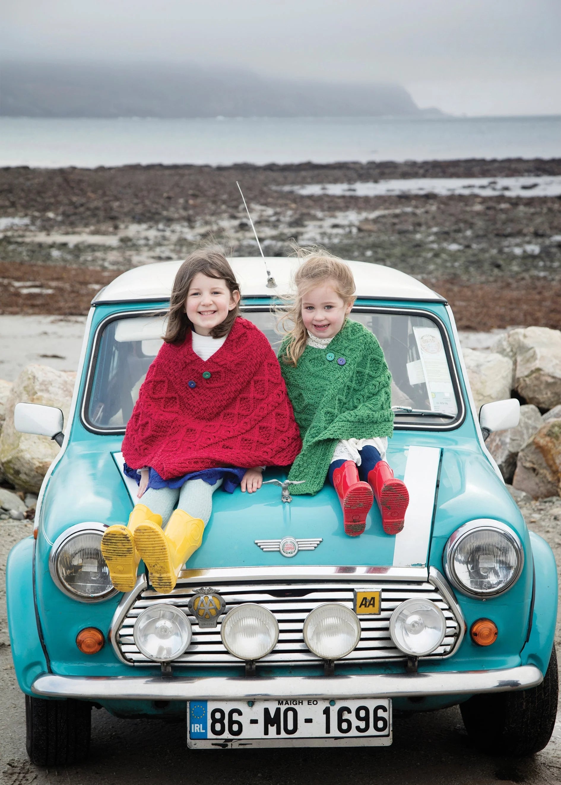Kids Aran Poncho