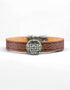 Knot Brown Celtic Cuff Leather Bracelet