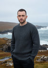 Fisherman Rib Merino Sweater | Slate