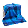 John Hanly Mohair Throw | Navy Blue Aqua