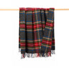 Large Irish Picnic Blanket | Grey Red Stewart