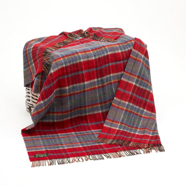 Large Wool Red Blanket John Hanly