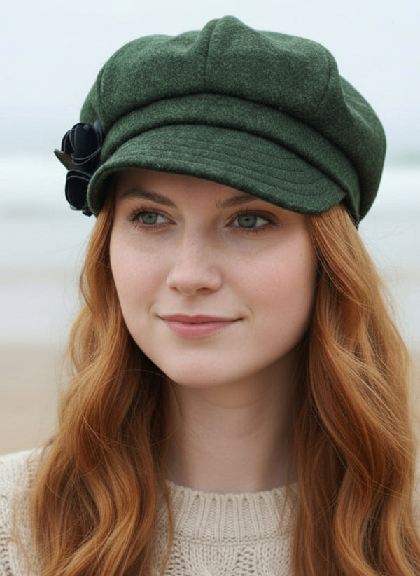 Ladies Mucros Newsboy | Green