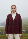 Ladies Tweed Cardigan | Berry