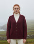 Ladies Tweed Cardigan | Berry