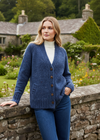 Ladies Tweed Cardigan | Blue