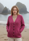 Ladies Tweed Cardigan | Pink