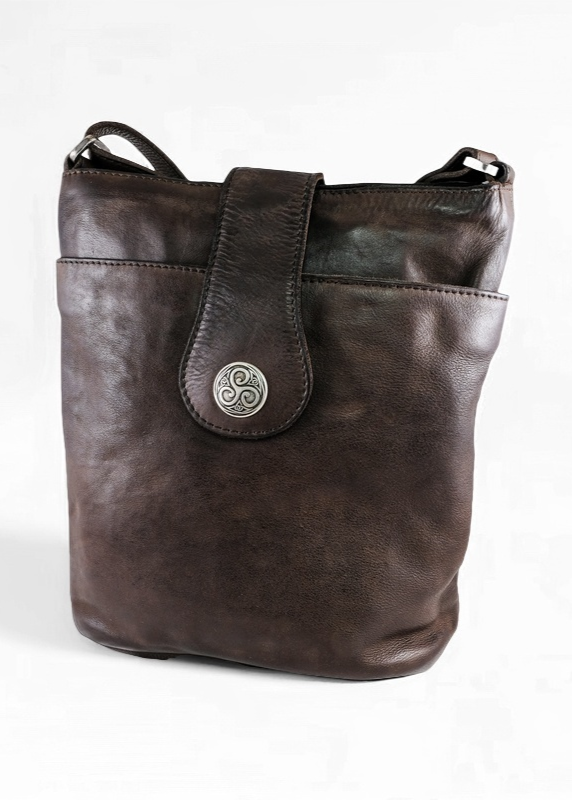 Lee River Leather Torc Bag | Brown