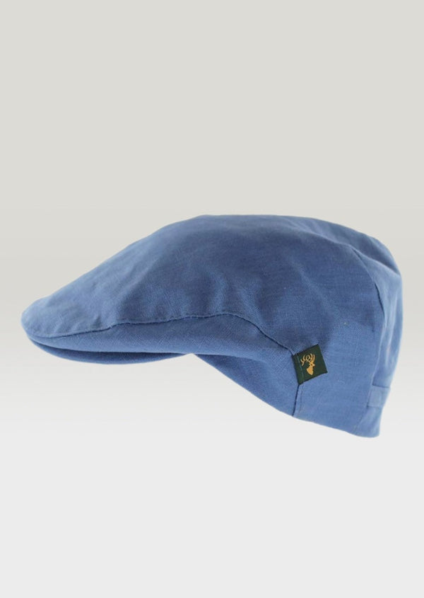 Mucros Linen Cap | Blue