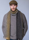 Mucros Islander Scarf | Grey Brown