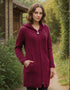 Celtic Aran Jacket | Burgundy