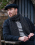 Mucros Atlantic Scarf | Black Brown