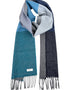McNutt Lammwollschal | Marineblau gestreift