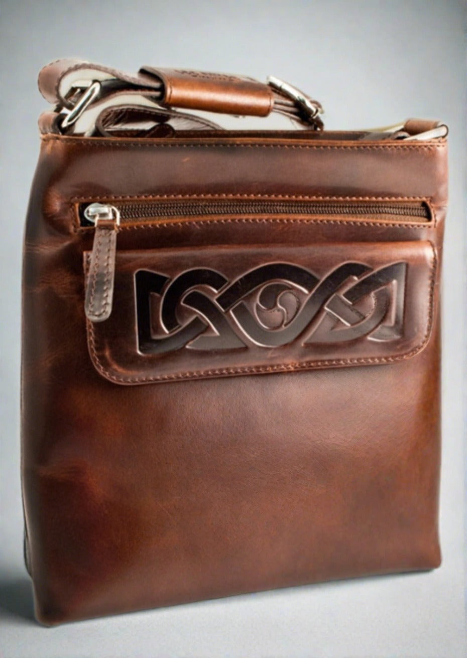 Lee River Leather Mary Bag | Brown