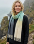 McNutt of Donegal Jasmine Ombré Lambswool Scarf | Pure Merino Wool
