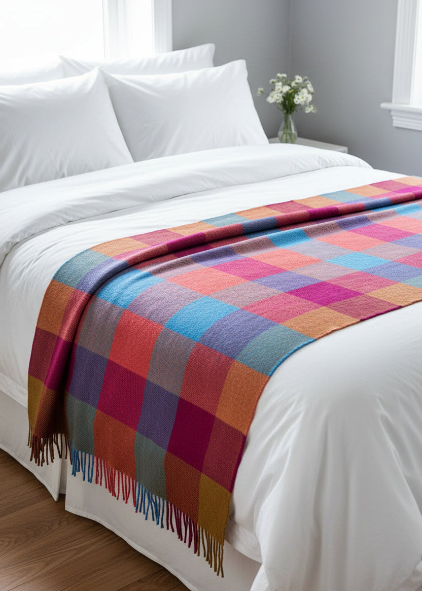 McNutt Josephs Block XL Supersoft Lambswool Blanket