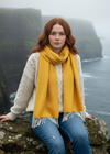 McNutt Lambswool Scarf | Sunflower Herringbone