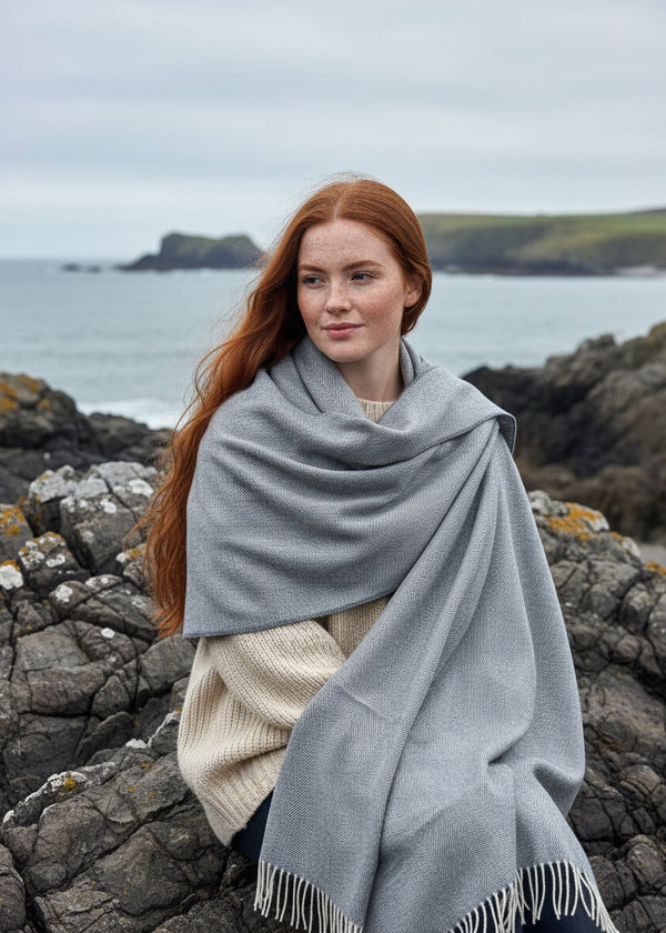 McNutt Uniform Grey Pashmina Wrap