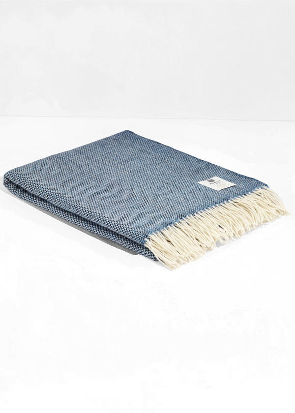 McNutt Wool Blanket | Sea Sky
