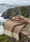 McNutt of Donegal Pure Wool Throw | Kerry Mountain
