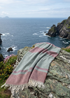 McNutt of Donegal Pure Wool Throw | Winter Heather