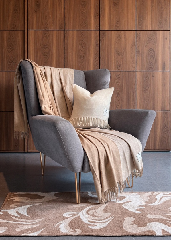 Mcnutt 100% Cashmere Throw 