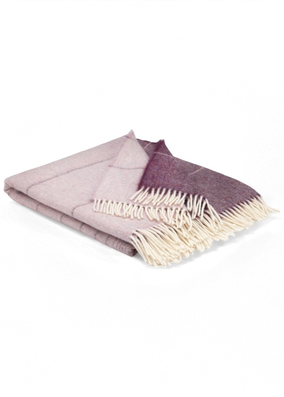 Mcnutt Alpaca Throw | Mauve Ómbre