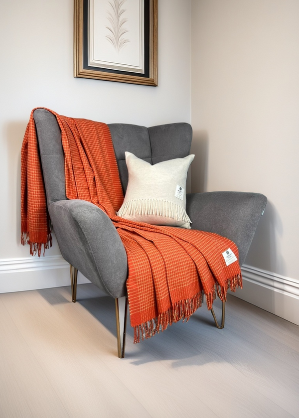 Mcnutt Cashmere Merino Throw | Alpine Sunset
