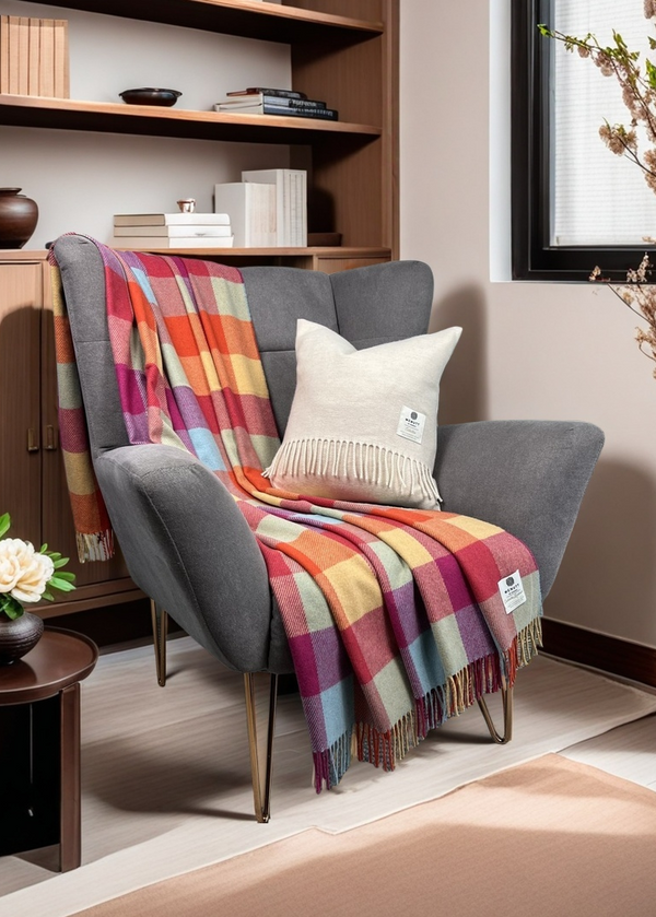 Mcnutt Cashmere & Merino Throw | Marjorie
