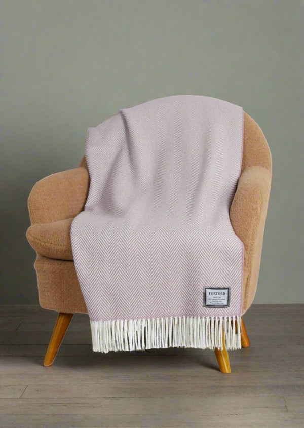 Foxford Cashmere Lambswool Throw | Maeve