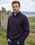 Men's Donegal Merino Wool Half-Zip Jumper - Clearance