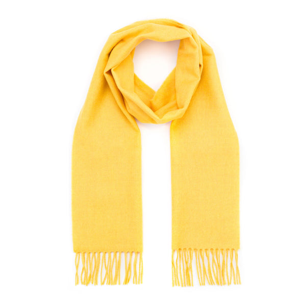 John Hanly Merino Wool Scarf | Sunshine Yellow