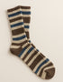 Men's Merino Wool Fair Isle Socks | Brown Royal Ecru