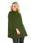 Jimmy Hourihan Short Cape with Pockets | Pine Green