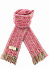 Mucros Mohair Scarf | Pink Mix