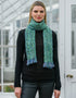 Mucros Green Mohair Viscose Scarf - Irish Woven