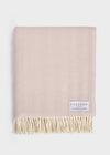 Foxford Cashmere Lambswool Molly Throw | Pink