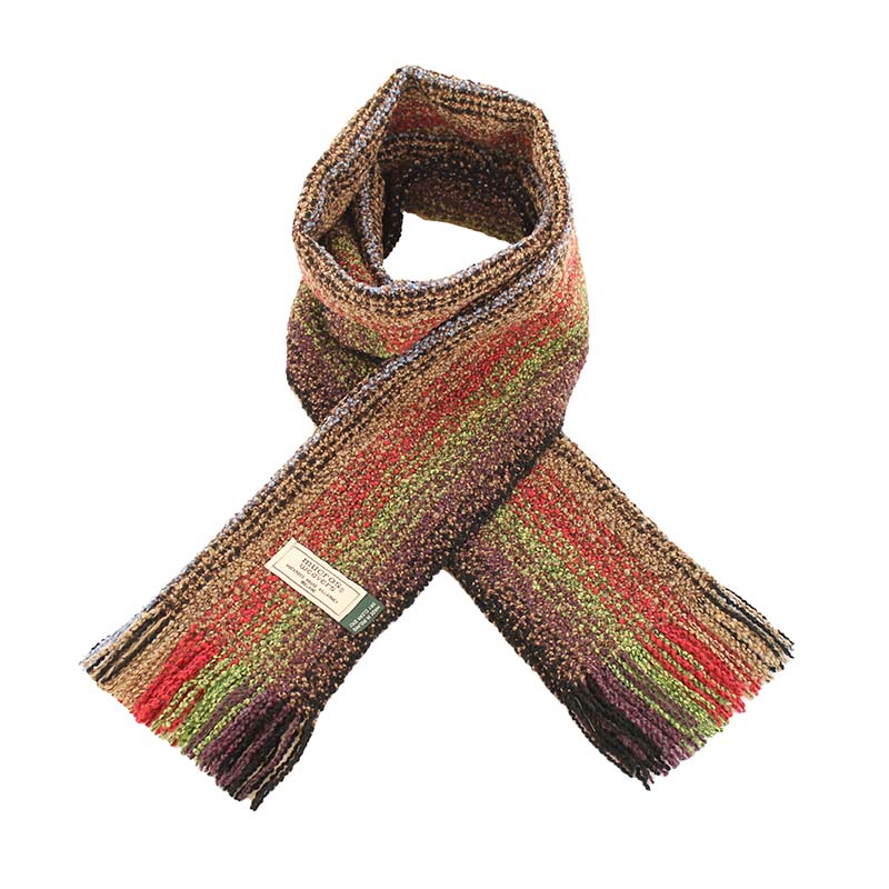 Mucros Skellig Scarf | Red Brown Mix