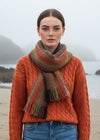 Mucros Skellig Scarf | Red Brown Mix