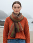 Mucros Skellig Scarf | Red Brown Mix