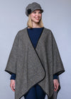 Mucros Wrap | Grey Herringbone
